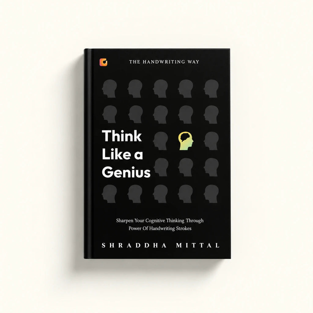Think Like a Genius book cover – The Handwriting Way by Shraddha Mittal