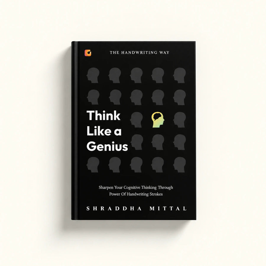 Think Like a Genius book cover – The Handwriting Way by Shraddha Mittal